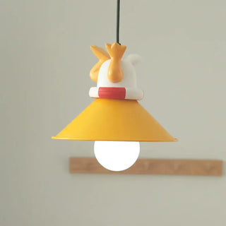 NAMILO Yellow Child Room Decorative Puppy Ceiling Light – view 2