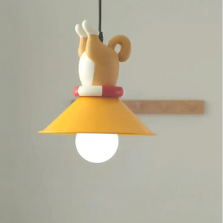 NAMILO Yellow Child Room Decorative Puppy Ceiling Light – view 6