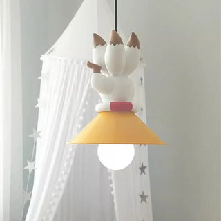 NAMILO Yellow Child Room Decorative Puppy Ceiling Light – view 3
