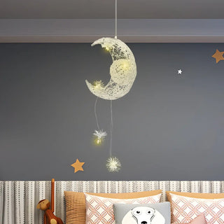 FETY Fairytale Moon and Stars Luminous Ceiling Light – view 1