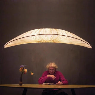 FEDU Curved Leaf Modern Warm Ceiling Light – view 1