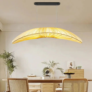 FEDU Curved Leaf Modern Warm Ceiling Light – view 4