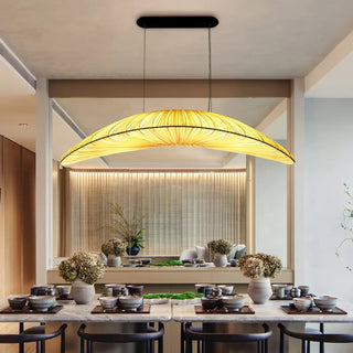 FEDU Curved Leaf Modern Warm Ceiling Light – view 2