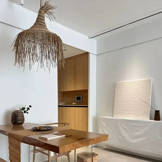 NAFI Natural Fibers Bohemian Chic Ceiling Light – view 4