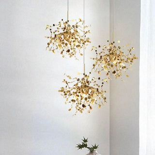 GOLD Wire Suspension Ceiling Light – view 1