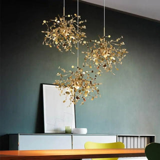 GOLD Wire Suspension Ceiling Light – view 2