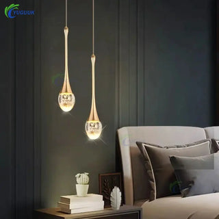 GOUDO Gilded Drop Multi-Lamp Ceiling Light – view 4