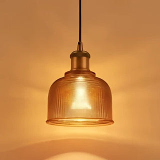 ITALINO Retro Striped Glass Ceiling Light – view 3