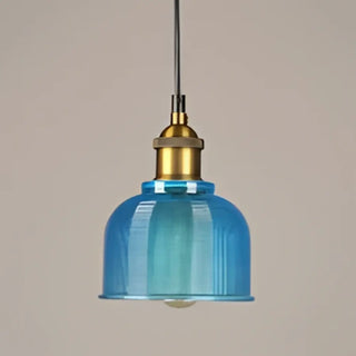 ITALINO Retro Striped Glass Ceiling Light – view 4