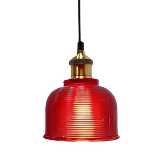 ITALINO Retro Striped Glass Ceiling Light – view 2