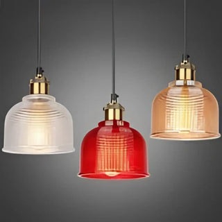 ITALINO Retro Striped Glass Ceiling Light – view 5
