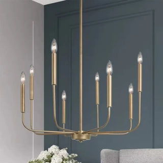 CANDY Modern Brass Chandelier Style Ceiling Light – view 3