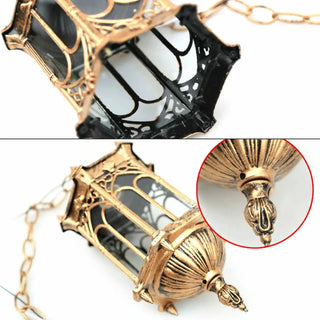 ORIENT Gilded Vintage Lantern Outdoor Pendant – Oriental Metal Exterior