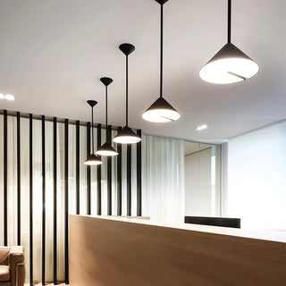 LOMBORE Modern Black Acrylic LED Ceiling Light – view 2