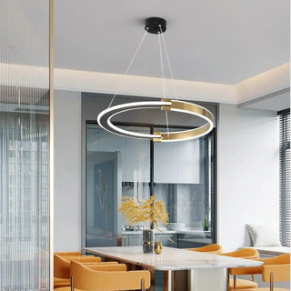 MUBARI LED Ring Golden Modern Elegant Ceiling Light – view 1