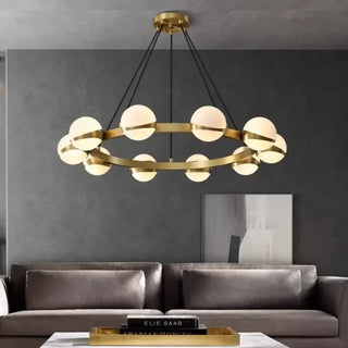 GOLBI LED Ring Brass Ceiling Light – view 4