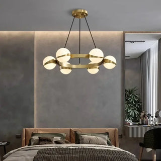GOLBI LED Ring Brass Ceiling Light – view 1