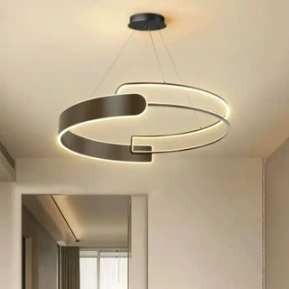 FULA LED Interlaced Rings Futuristic Sleek Ceiling Light – view 1