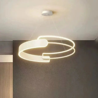 FULA LED Interlaced Rings Futuristic Sleek Ceiling Light – view 2