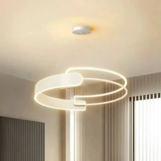 FULA LED Interlaced Rings Futuristic Sleek Ceiling Light – view 3