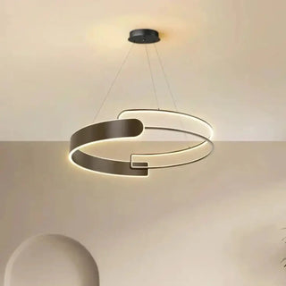 FULA LED Interlaced Rings Futuristic Sleek Ceiling Light – view 4