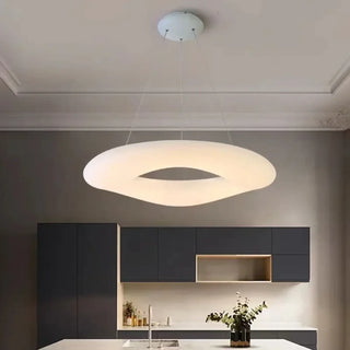 JOVAL LED White Organic Oval Ceiling Light – view 4