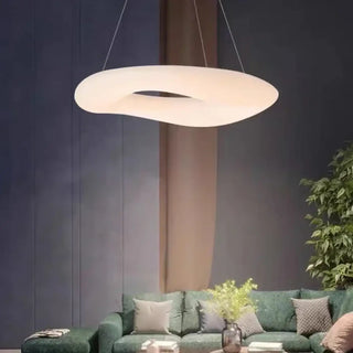 JOVAL LED White Organic Oval Ceiling Light – view 3