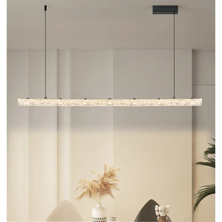 PRUNI LED Crystal Long Modern Elegant Ceiling Light – view 4