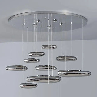 NOUTI LED Silver Pebble Shape Pendant – view 4