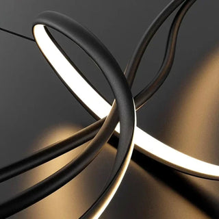 FUNO LED Wavy Shape Modern Elegant Ceiling Light – view 5