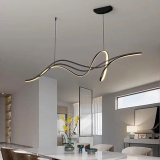FUNO LED Wavy Shape Modern Elegant Ceiling Light – view 1