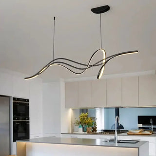 FUNO LED Wavy Shape Modern Elegant Ceiling Light – view 3