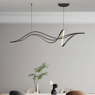 FUNO LED Wavy Shape Modern Elegant Ceiling Light – view 6