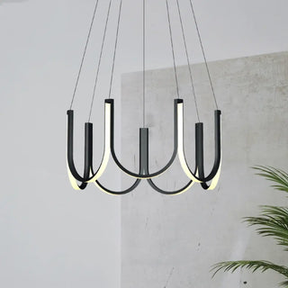 DRIVER Minimalist LED Modern Black Arms Ceiling Light – view 3