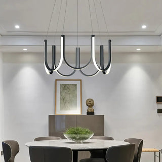 DRIVER Minimalist LED Modern Black Arms Ceiling Light – view 4