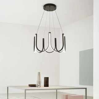 DRIVER Minimalist LED Modern Black Arms Ceiling Light – view 1
