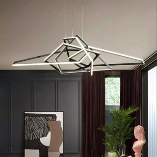 GEOME LED Golden Geometric Ceiling Light – view 9