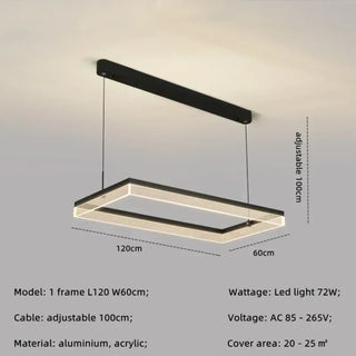 DRUCURIS Elegant LED Contemporary Design Ceiling Light – view 7