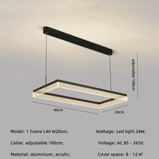 DRUCURIS Elegant LED Contemporary Design Ceiling Light – view 5