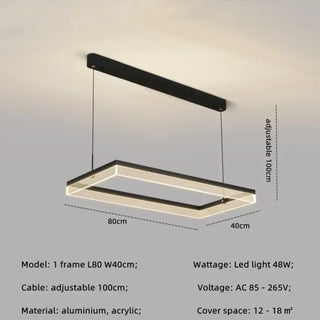 DRUCURIS Elegant LED Contemporary Design Ceiling Light – view 6