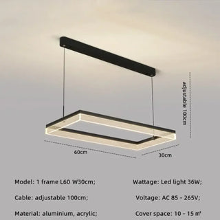 DRUCURIS Elegant LED Contemporary Design Ceiling Light – view 8