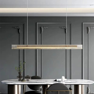 LOLAH Contemporary LED Horizontal Glass Stripe Ceiling Light – view 5