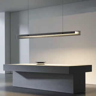 LOLAH Contemporary LED Horizontal Glass Stripe Ceiling Light – view 2
