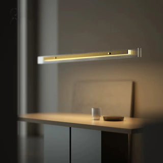 LOLAH Contemporary LED Horizontal Glass Stripe Ceiling Light – view 1