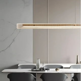 NAIRELI LED Linear Elegant Gilded Glass Acrylic Ceiling Light – view 7