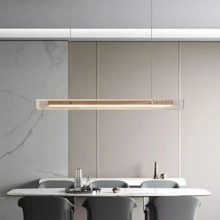 NAIRELI LED Linear Elegant Gilded Glass Acrylic Ceiling Light – view 8