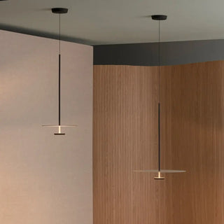 Energy efficient minimalist LED pendant light, modern ceiling fixture