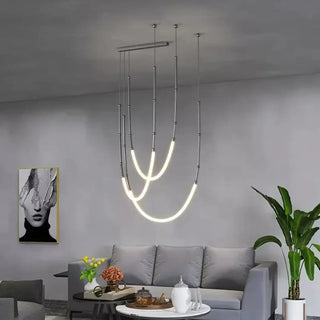 GILDEL Gilded LED Modern Elegant Dining Ceiling Light – view 2