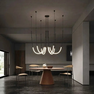 GILDEL Gilded LED Modern Elegant Dining Ceiling Light – view 3