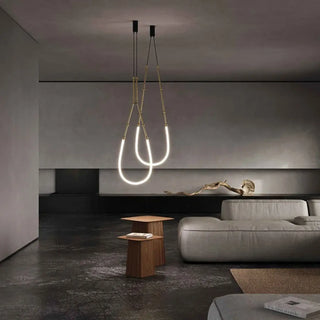 FINAHLED Modern LED Luminous Cable Minimalist Ceiling Light – view 1